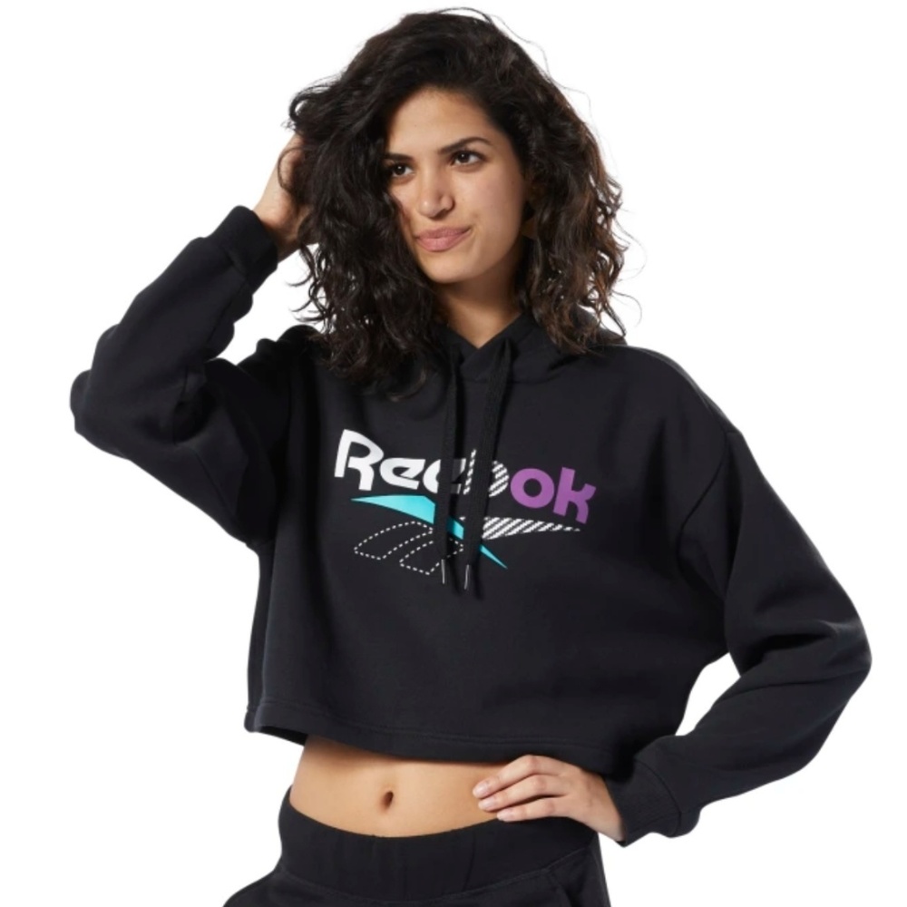 Reebok cropped sweatshirt